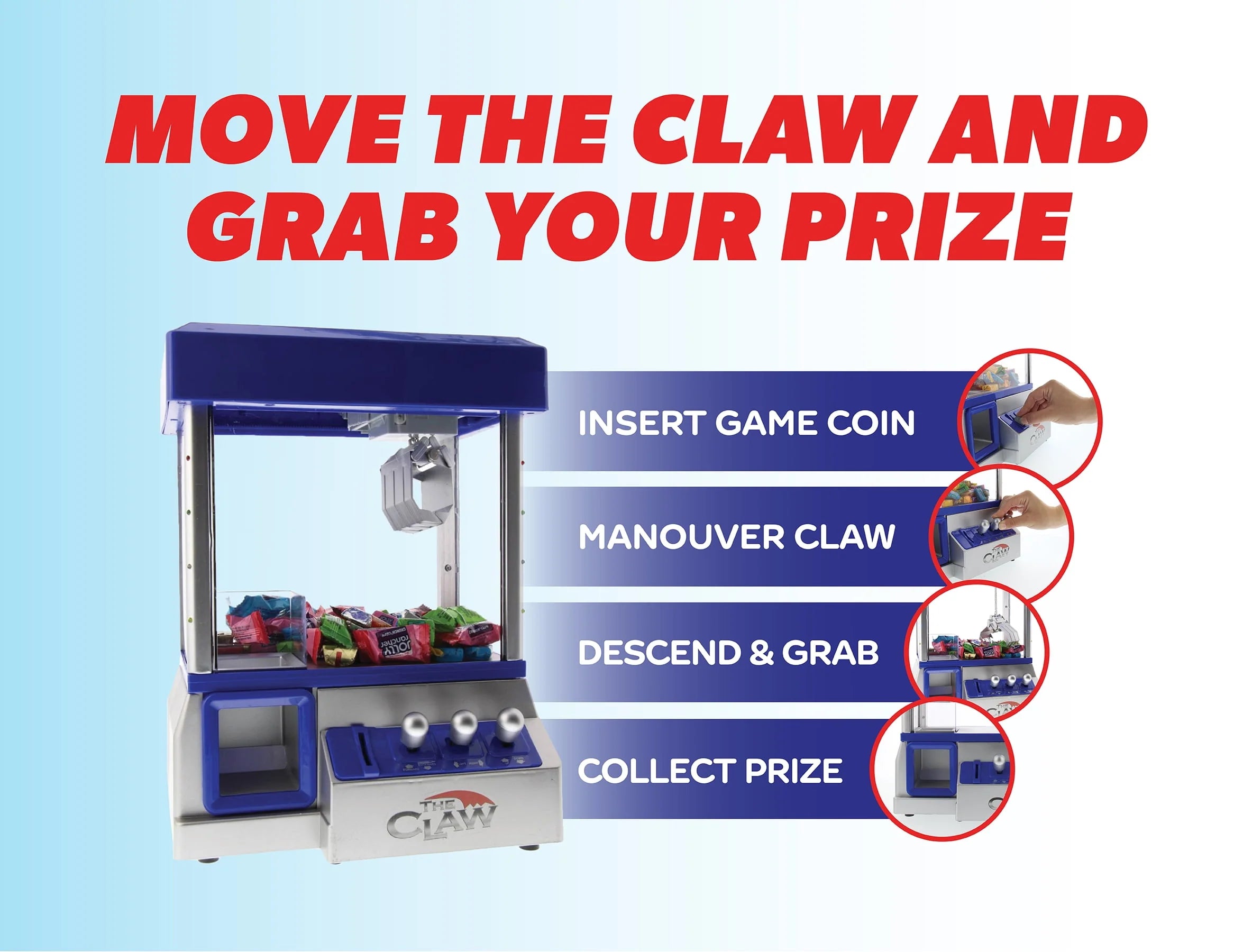 Mini Claw Machine for Kids, Blue I634