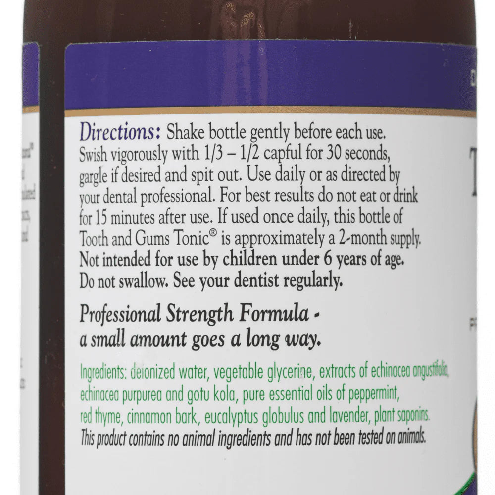 Dental Herb Company Tooth & Gums Tonic Mouthwash 18oz U57847