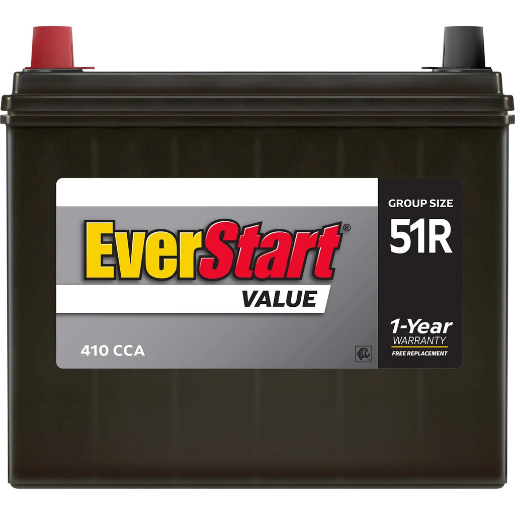 EverStart Value Lead Acid Automotive Battery Group Size 51R 12 Volt Z113578