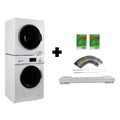 Equator  13lbs White Compact Washer 13lbs White Compact Dryer - Stackable Set
