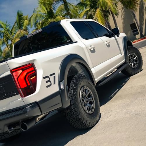 Ford F150 2021-2025 LED Tail Lights with Sequential Turn Signal (Smoke) F9923