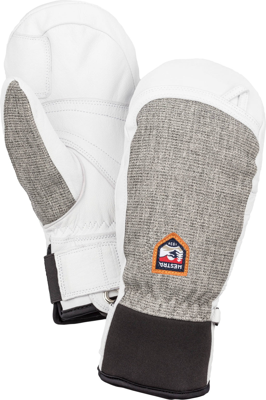 Hestra Army Leather Patrol Mitt Light Grey 9 F3760