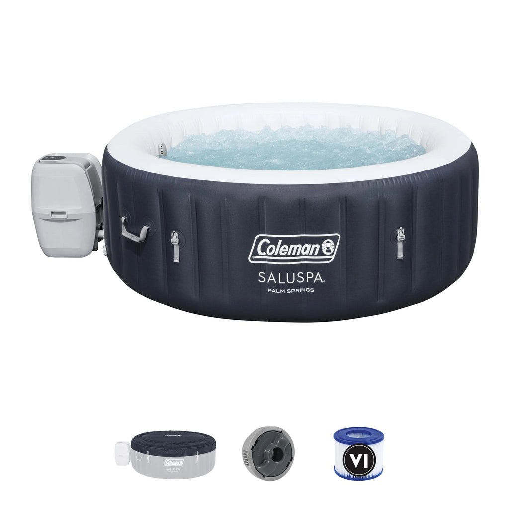 Coleman Palm Springs AirJet Inflatable Hot Tub Spa 4-6 Person I877208