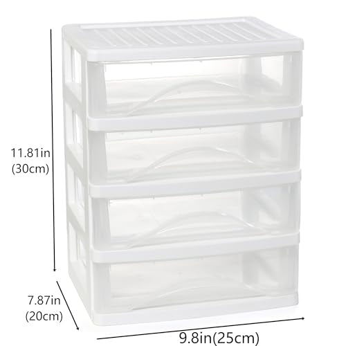 3 Drawer Plastic Storage Organizer for Home Office G4159