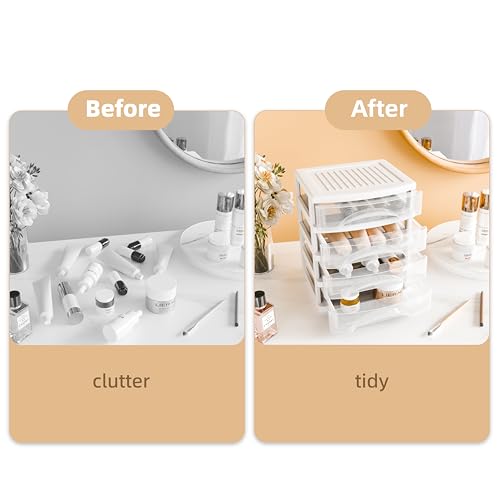 3 Drawer Plastic Storage Organizer for Home Office G4159