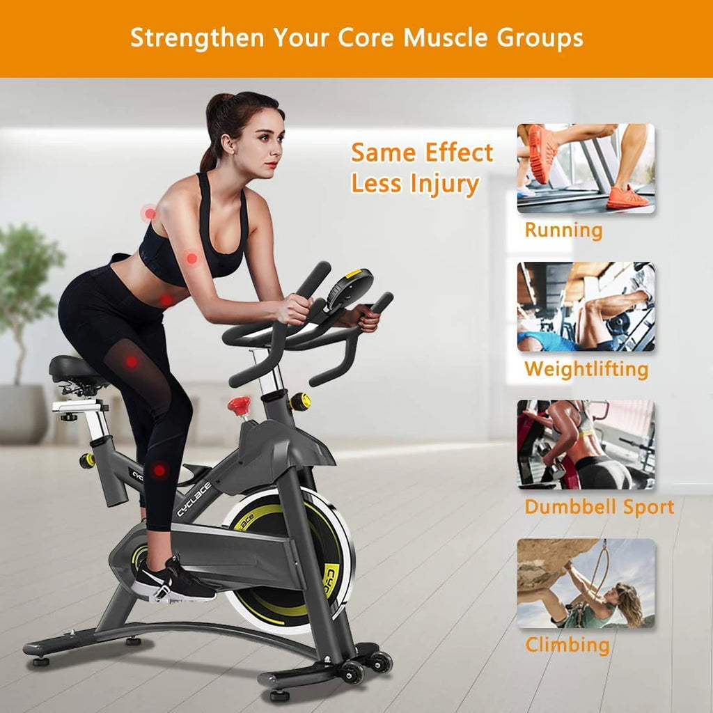 Cyclace PRO Magnetic Exercise Bike 003C 350lbs Indoor Cycling Bike with Tablet Holder S86987