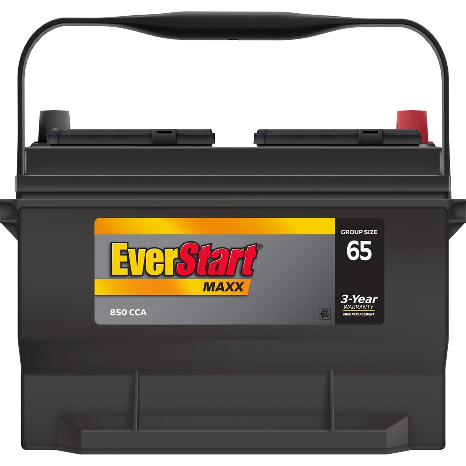 EverStart Maxx Lead Acid Automotive Battery Group Size 65 12V 850 CCA D296819