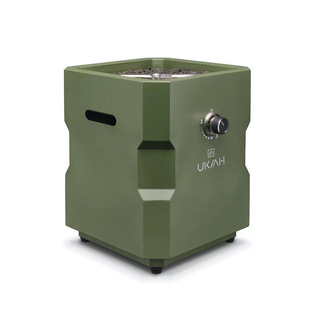 Ukiah Tailgater X Portable Propane Fire Pit, Green TK-1043-DG