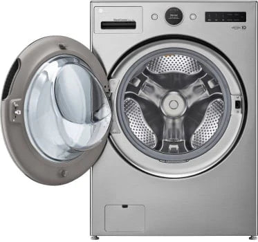 LG WM6998HBA 5 Cu. Ft. Black Steel Front Load Washer/Dryer Combo X402933