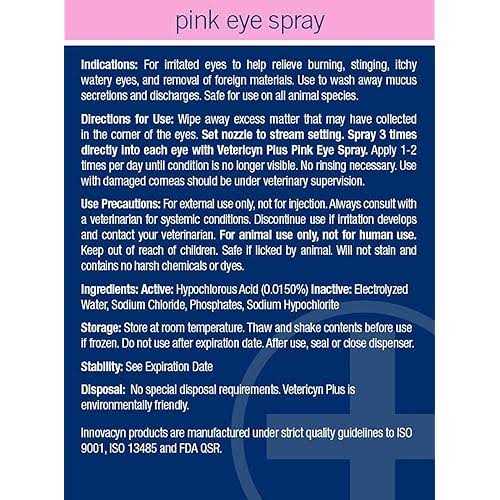 Vetericyn Plus Pink Eye Spray A89174