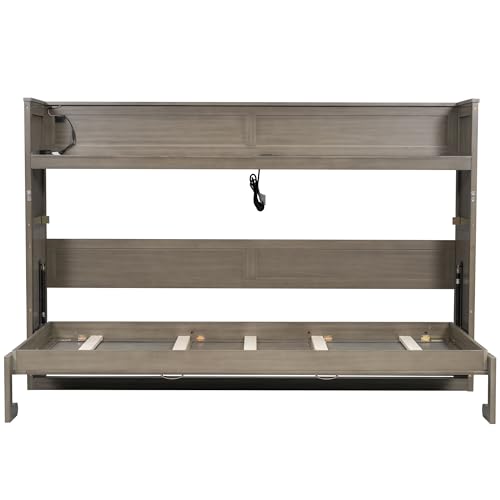 Ball & Cast Queen Murphy Bed Wall Chest with USB and Storage X29201