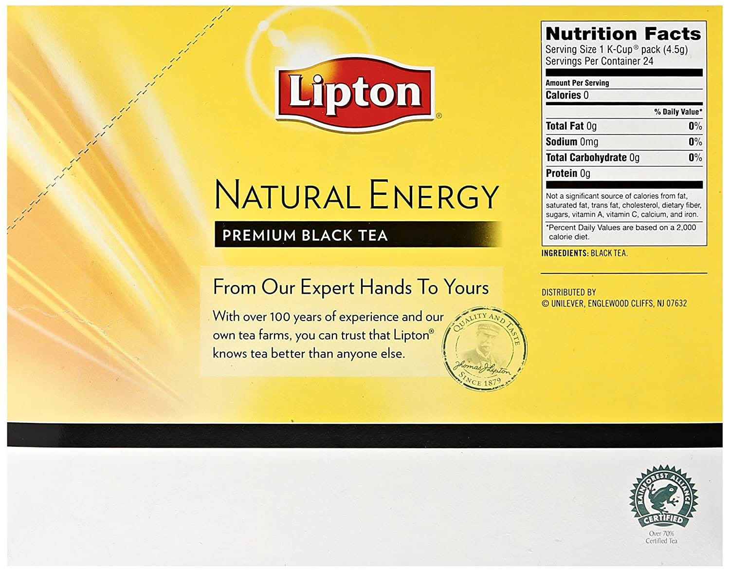 Lipton Natural Energy Tea K Cup M8921