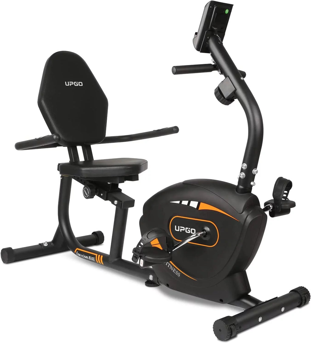 UPGO Recumbent Exercise Bike for Adults Seniors Indoor Magnetic Cycling E172411