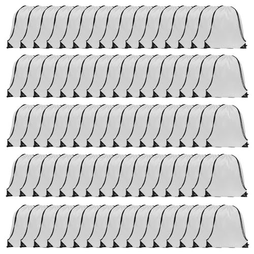 GoodtoU 40 Pack Drawstring Backpacks Waterproof Nylon Cinch Bags for School Gym N792