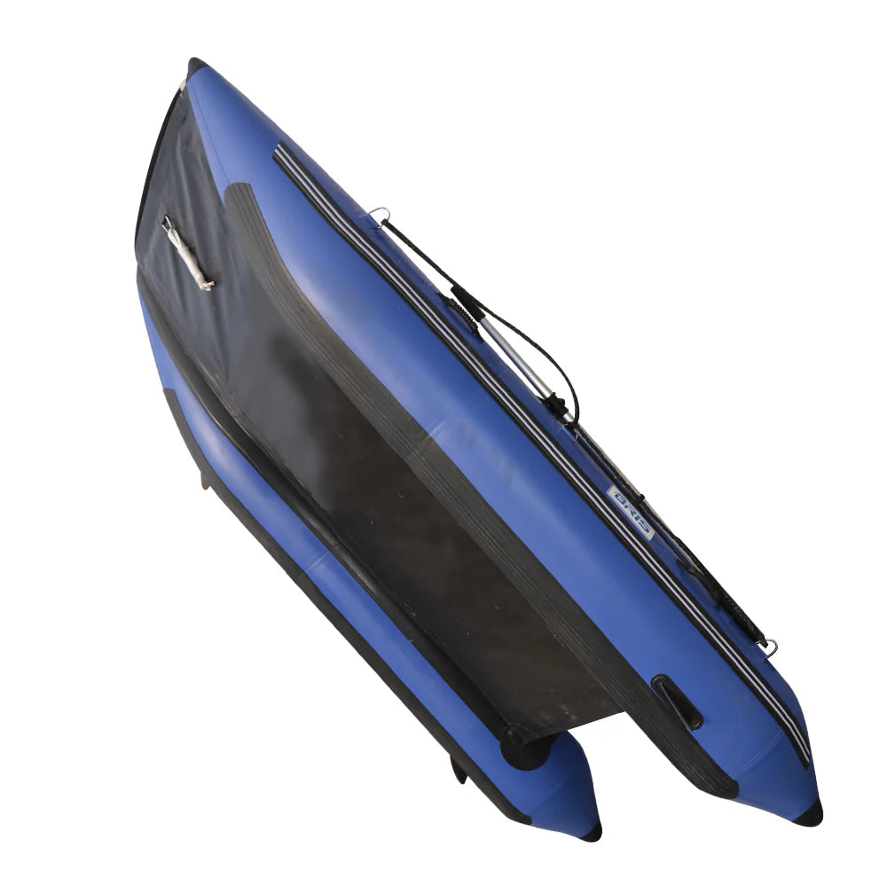 BRIS 11 ft Inflatable Catamaran Boat Dinghy Blue X13302