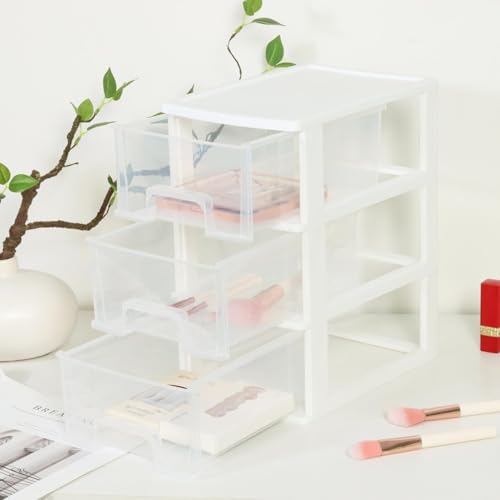 3 Drawer Plastic Storage Organizer for Home Office G4159