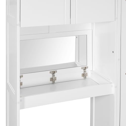 SOFTSEA Queen Murphy Bed with Desk and Storage, Espresso S562