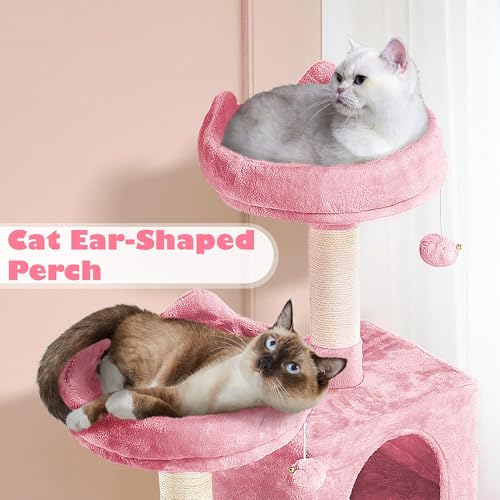 Yaheetech 62.5in Cat Tree with Platform & Hammock, Dark Gray L747397
