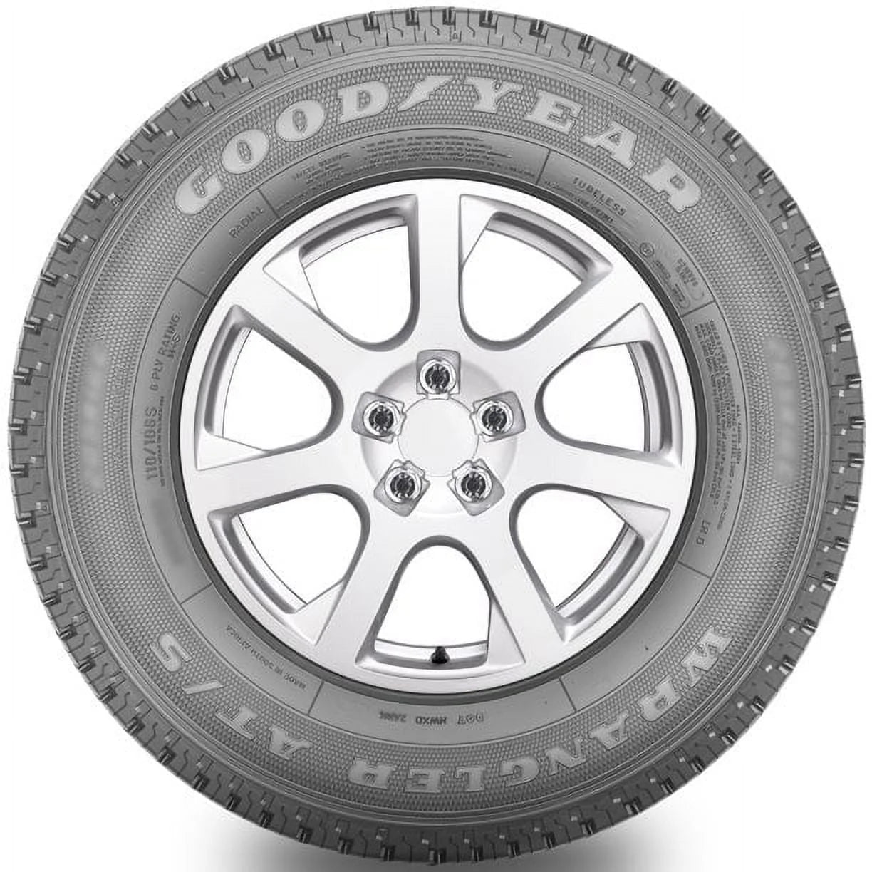 Goodyear Wrangler AT/S P265/70R17 All-Season Light Truck & SUV Tire Z270719