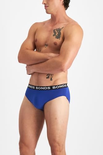 Bonds Classic Everyday Cotton Blend Brief Underwear for Men, 3-Pack N7748