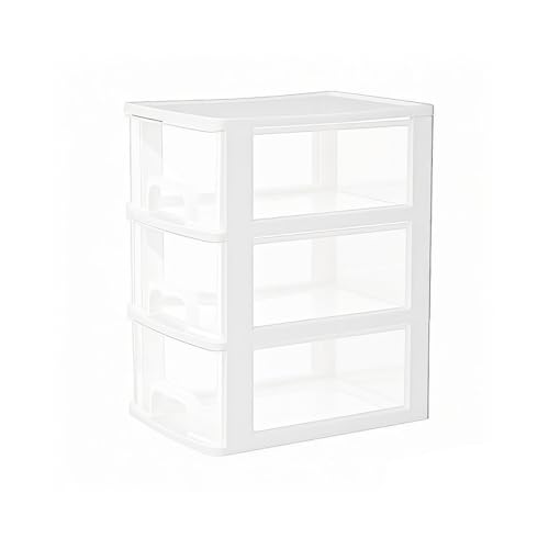 3 Drawer Plastic Storage Organizer for Home Office G4159