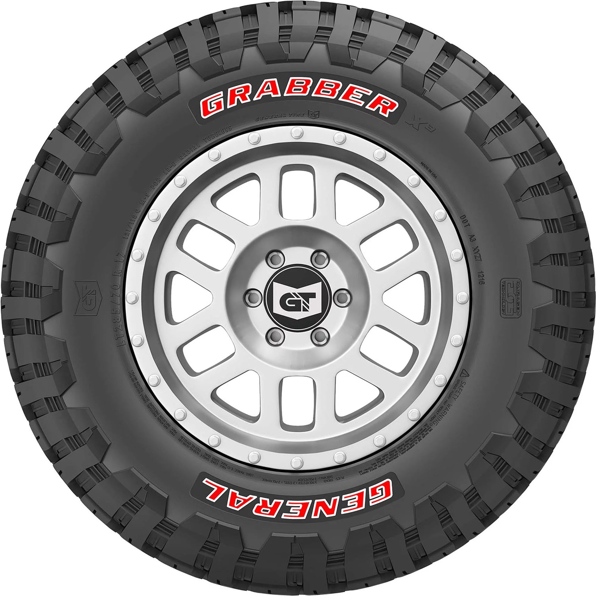 General Grabber X3 Mud Terrain LT315/75R16 Light Truck Tire O407669