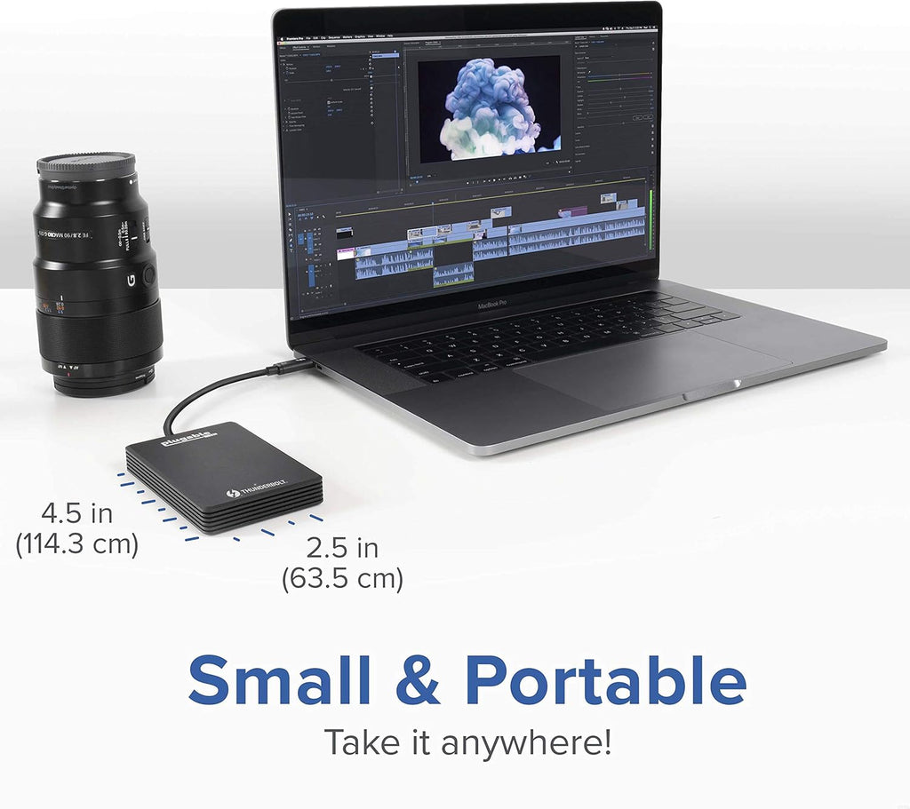 Plugable 2TB Thunderbolt 3 External SSD NVMe Drive M383162