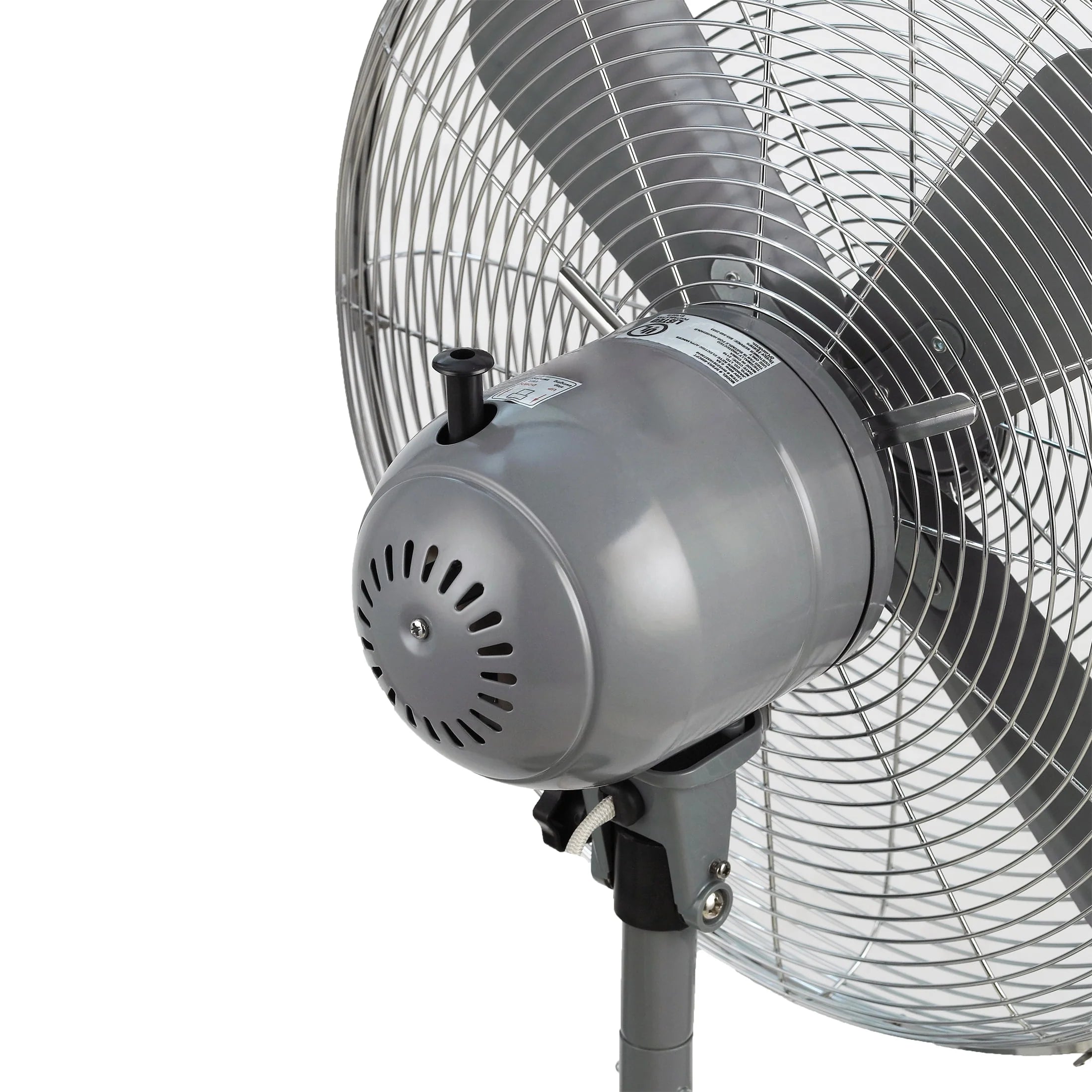 Better Homes & Gardens 16 inch Adjustable Oscillating Metal Stand Fan, Red O2097