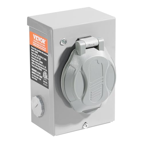 VEVOR 200A Generator Transfer Switch, 48000W Manual Double-Throw, 120/240V, NEMA 3R O290