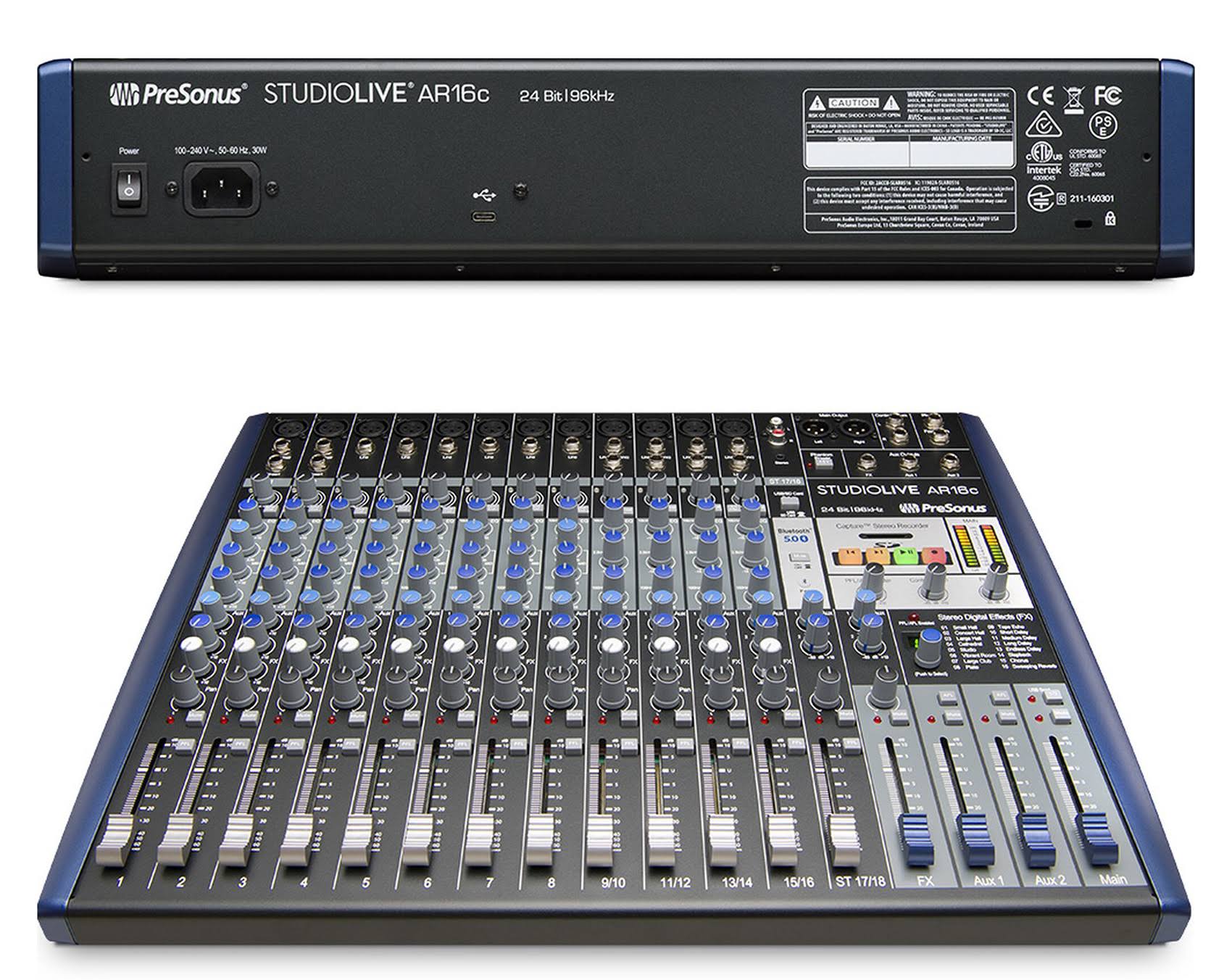 PreSonus AR16c StudioLive 16-Channel Mixer J6367