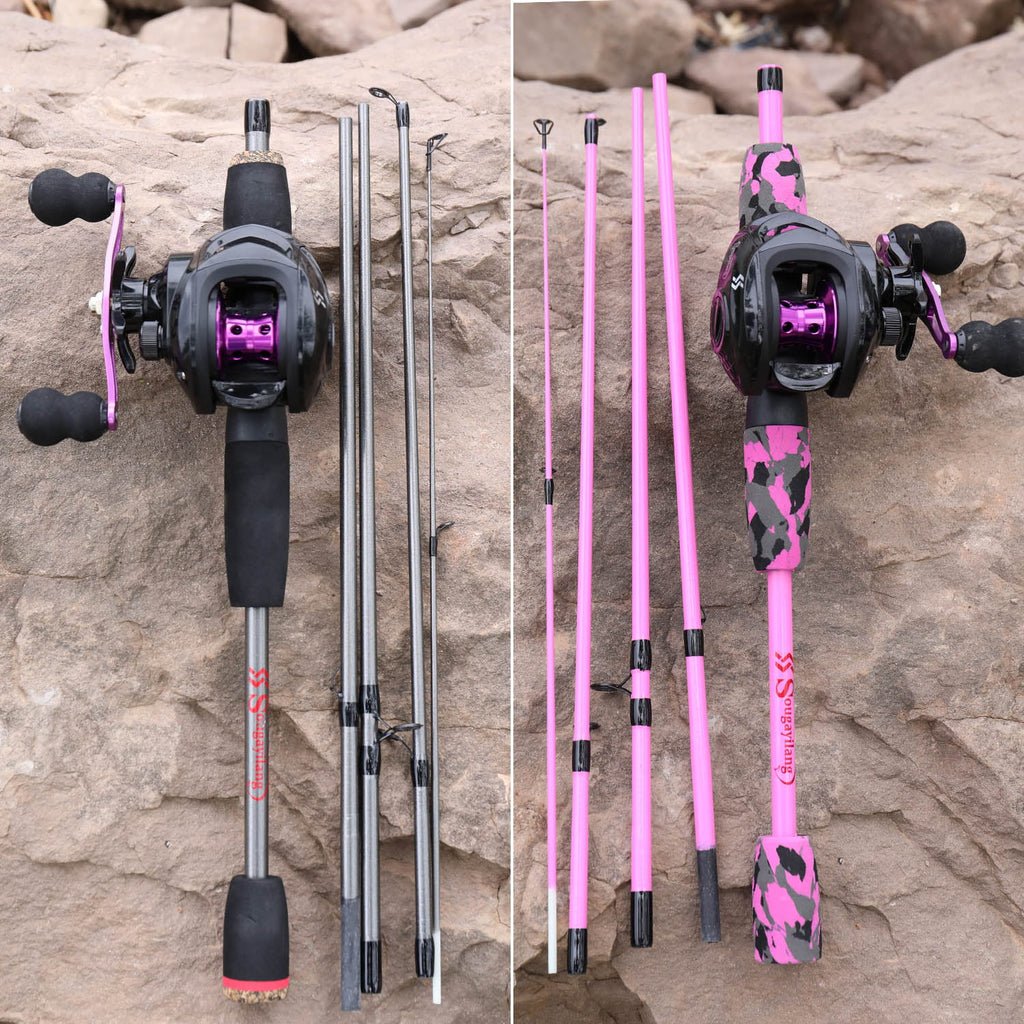 Sougayilang Casting Fishing Rod and Reel Combo W614415