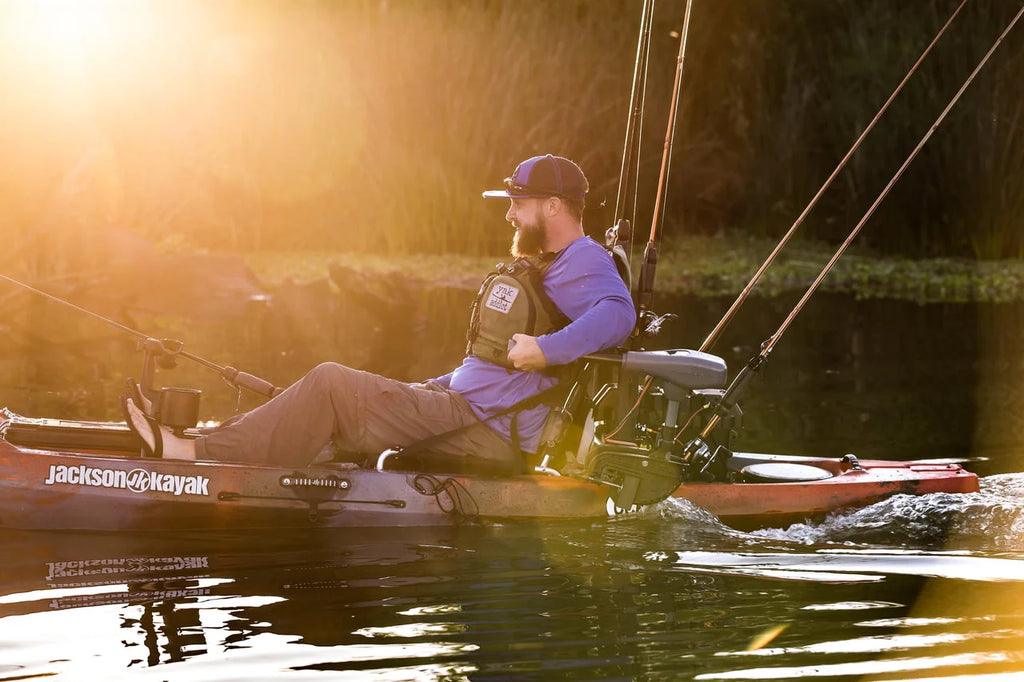 Newport Vessels Kayak Series 36 Lb. Thrust Saltwater Transom Mounted Trolling Motor with 24 In. Shaft Y217