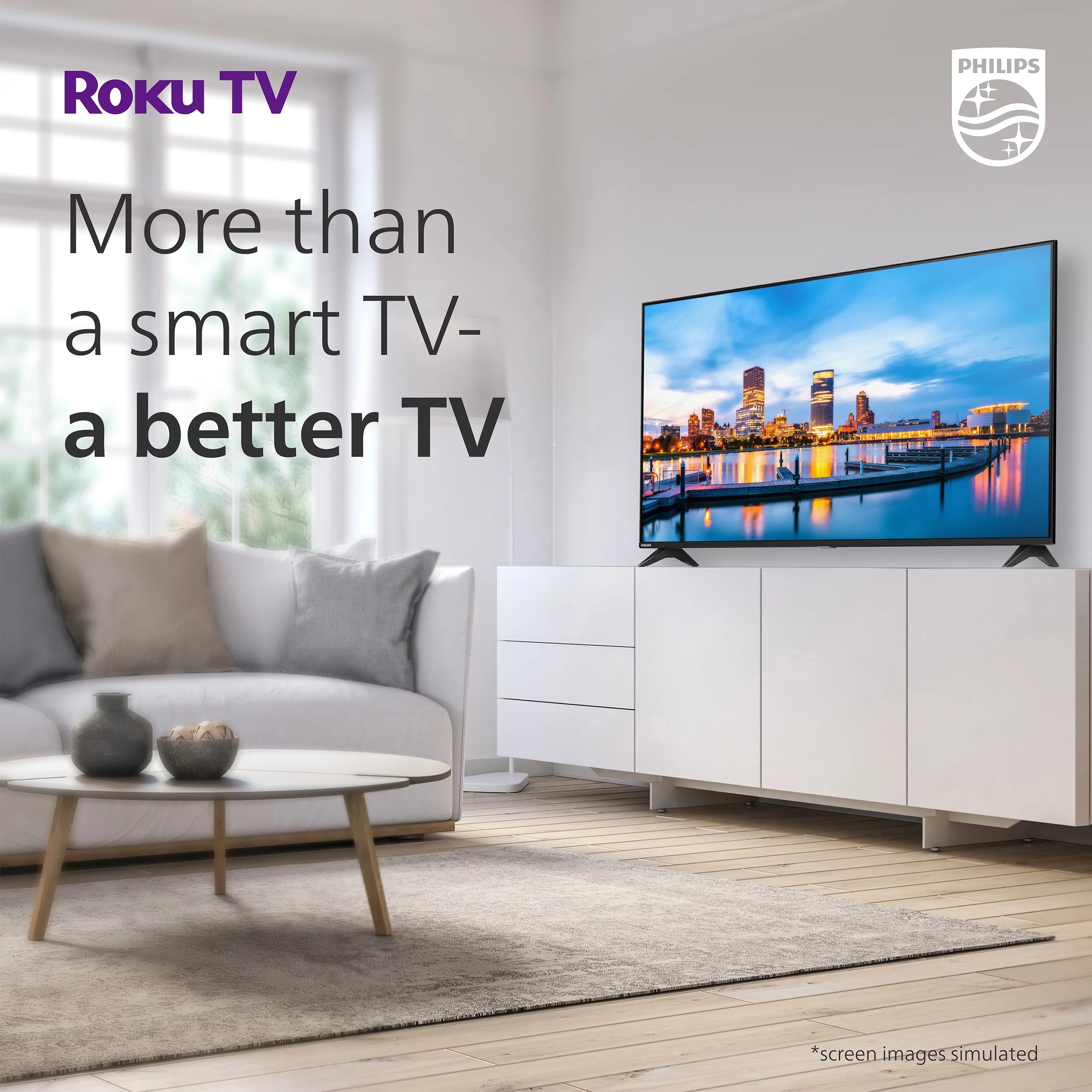 Philips 32" 720P Smart Roku LED TV X52759