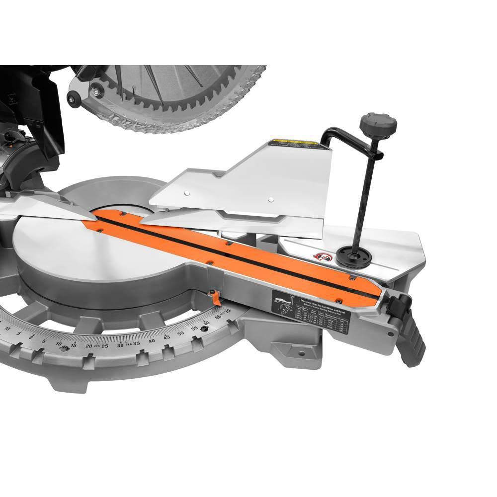 Ridgid 15 Amp 12 in. Dual Bevel Sliding Miter Saw R4222 P8288