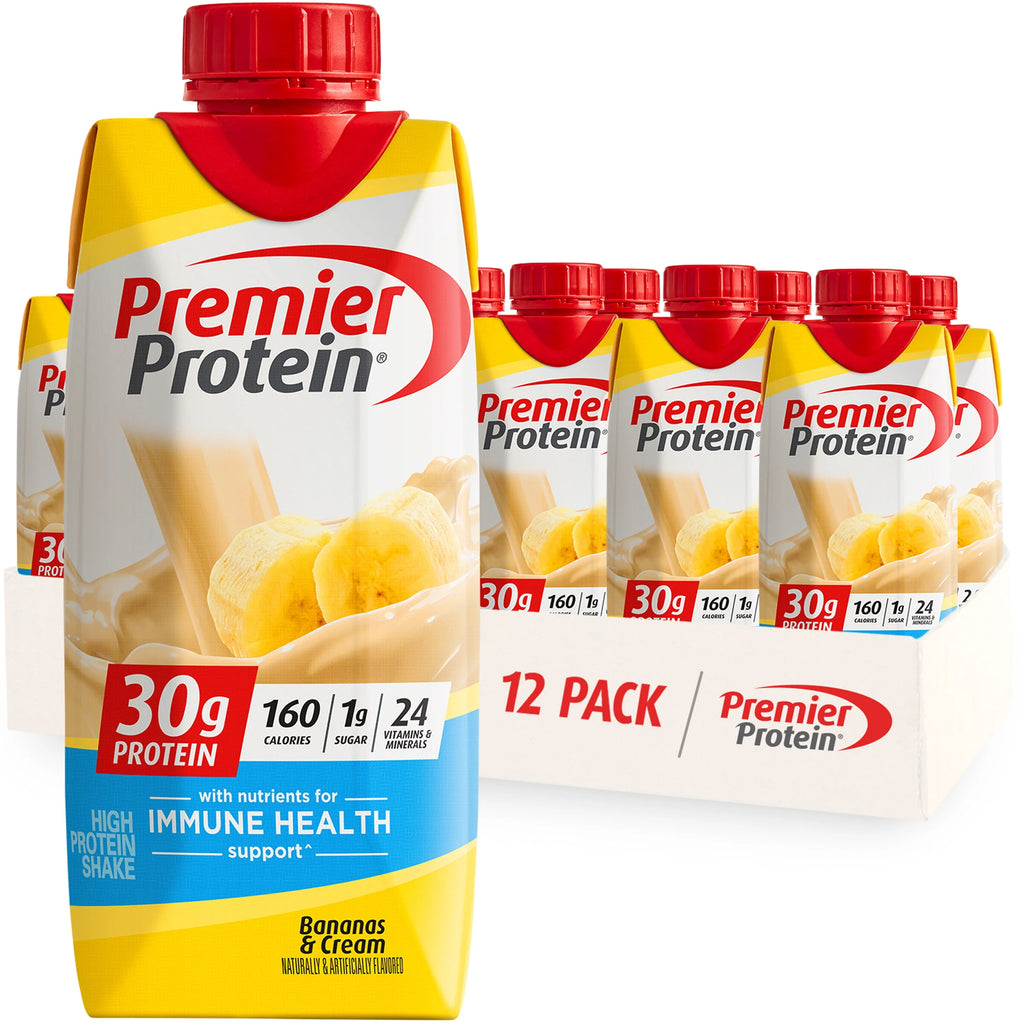 Premier Protein Shake, Café Latte, 30g Protein, 11 fl oz, 12 Ct P131720