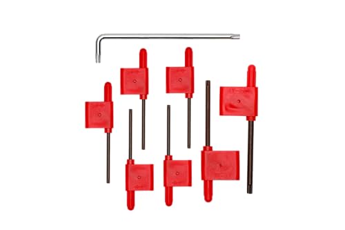 Indexable Lathe Turning Tool 21Pcs Kit 3/8'' 10mm Shank with Carbide Inserts Z5376