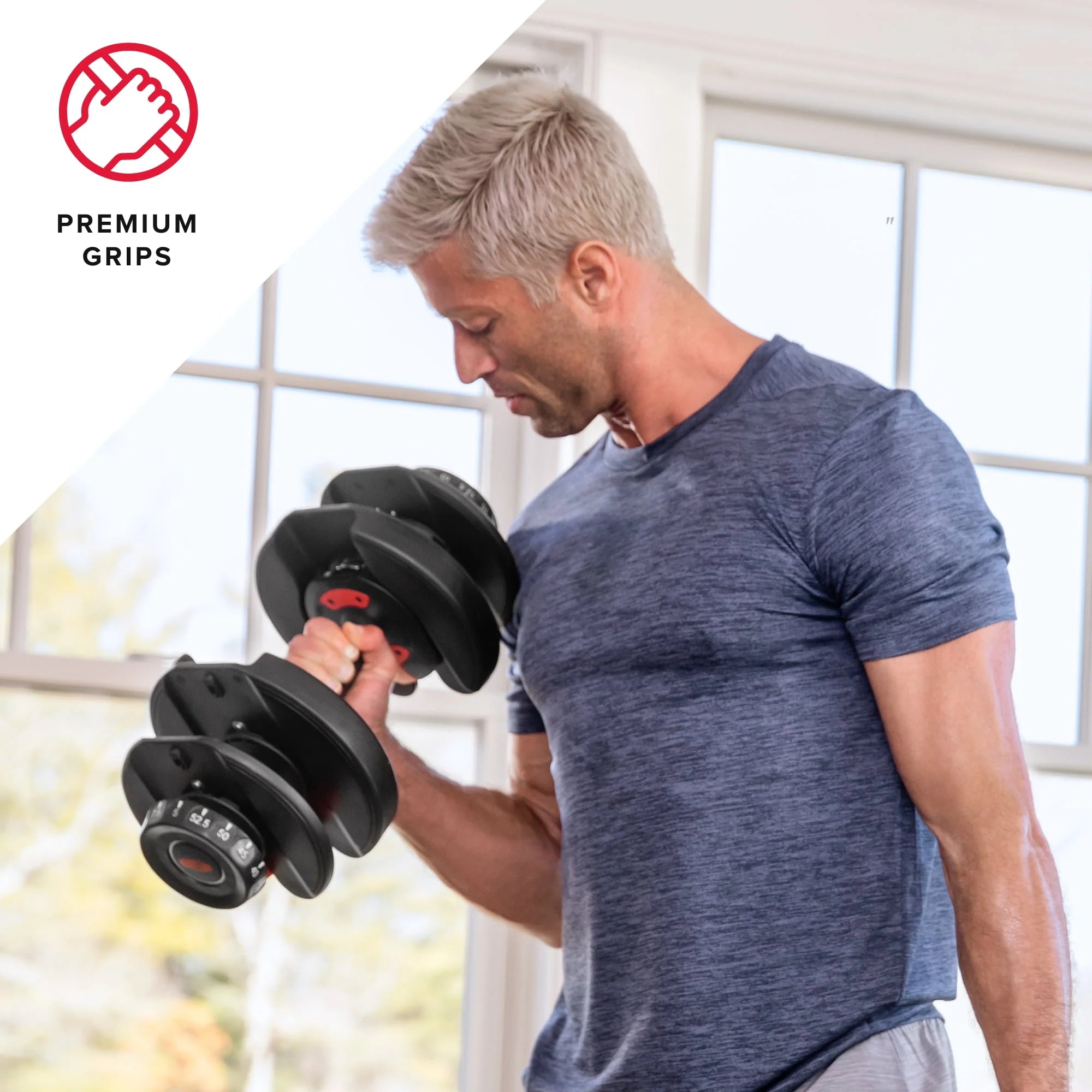 Bowflex SelectTech 552 Adjustable Dumbbell, Single V80937