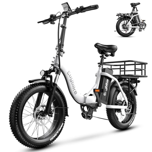 Folding Electric Bike 1000W 48V 20AH Removable Battery 20" Fat Tire for Adults C847123