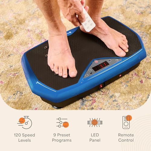Lifepro Vibration Plate Exercise Machine with Magnetic Acupoints for Full Body Fitness A59153