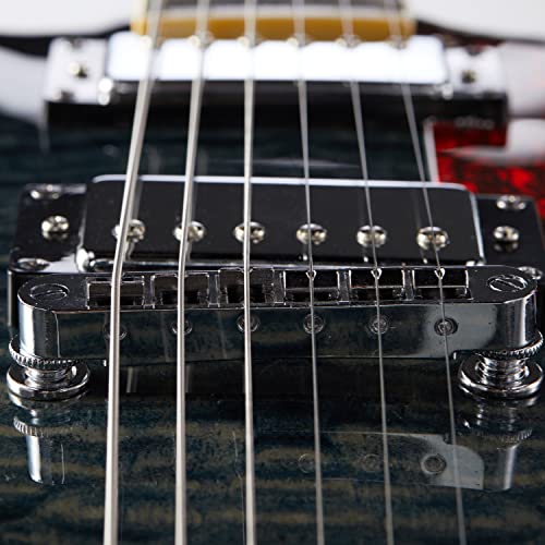 GROTE Jazz Electric Guitar Semi-Hollow Body with Gig Bag, Black Y60488