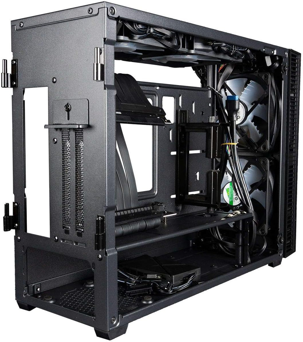 CUK Continuum Mini ITX Gaming Barebone Desktop Case with Z390I, Liquid Cooler, 650W PSU A10458