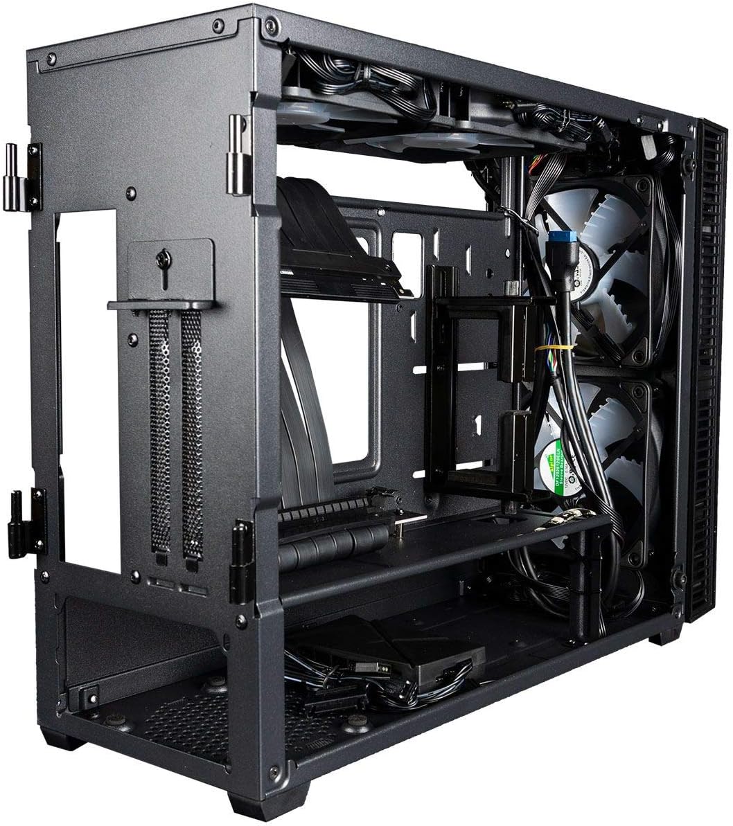 CUK Continuum Mini ITX Gaming Barebone Desktop Case with Z390I, Liquid Cooler, 650W PSU A10458