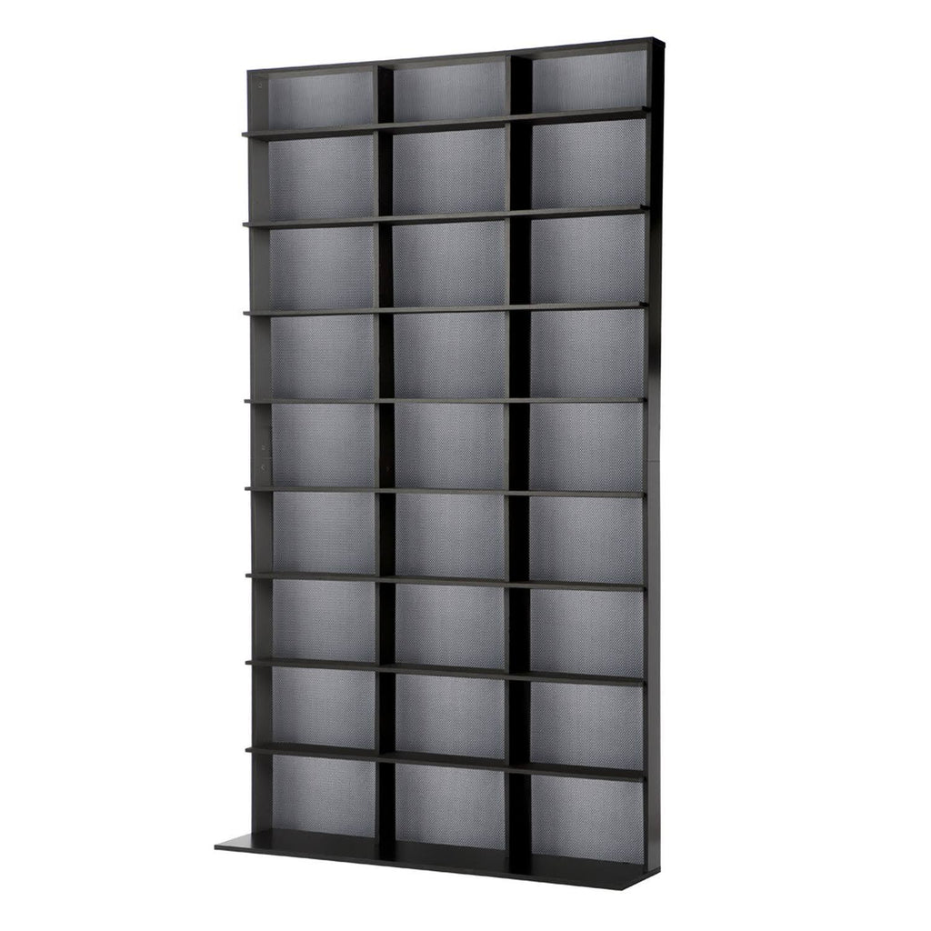Atlantic Elite Large Media Tower; Black/Silver