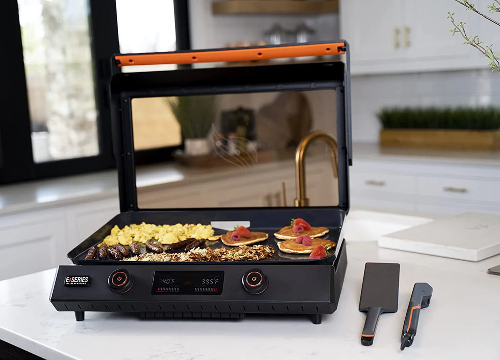 Blackstone 22 Inch Electric Griddle Nonstick with Lid, E-Series Tabletop A692