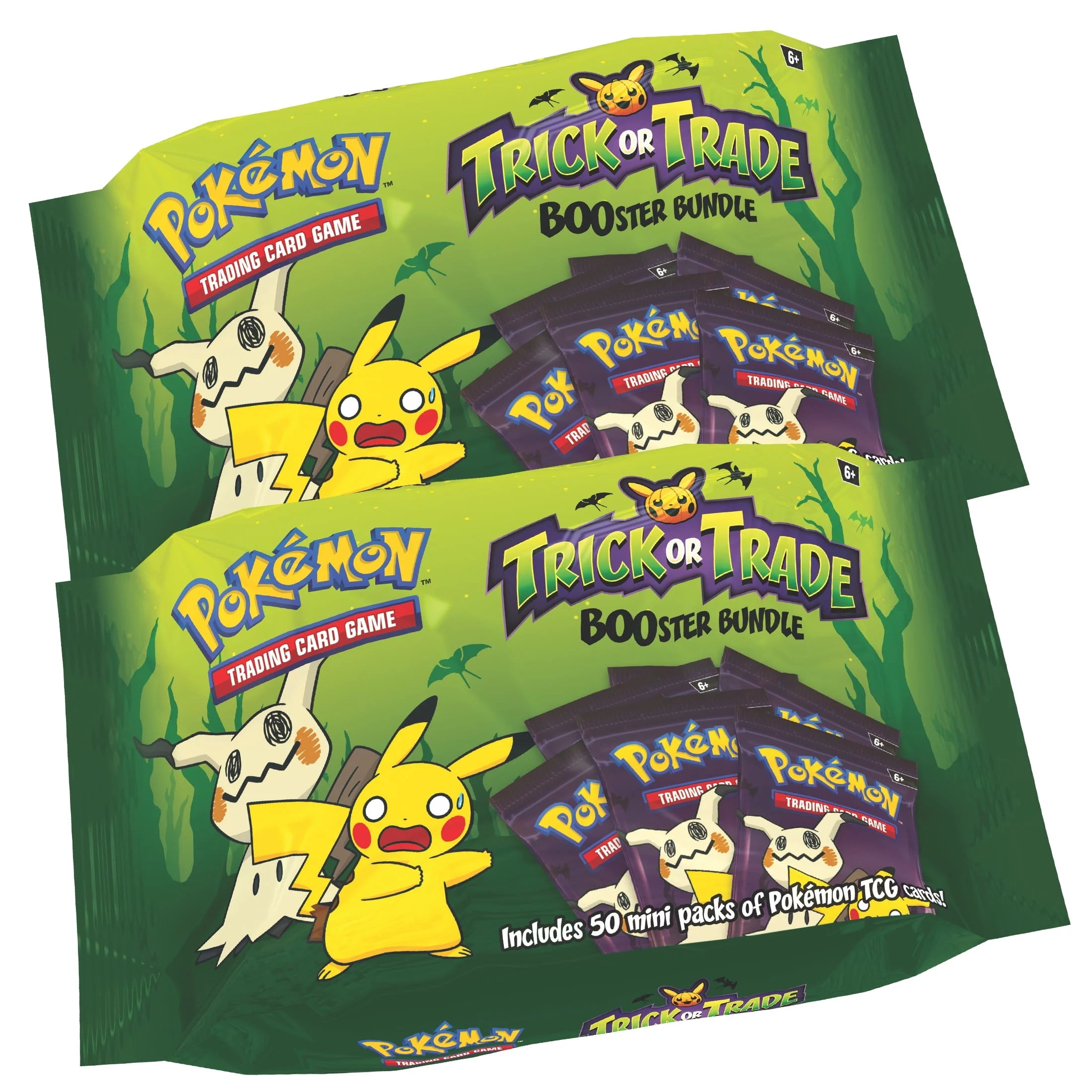 Pokemon Trading Card Games 2023 Trick or Trade Booster Bundle 2 Pack - 50 Packs Per Bundle
