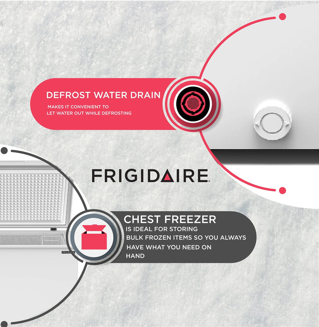 Frigidaire 7.0 Cu. ft. Chest Freezer, White T7839