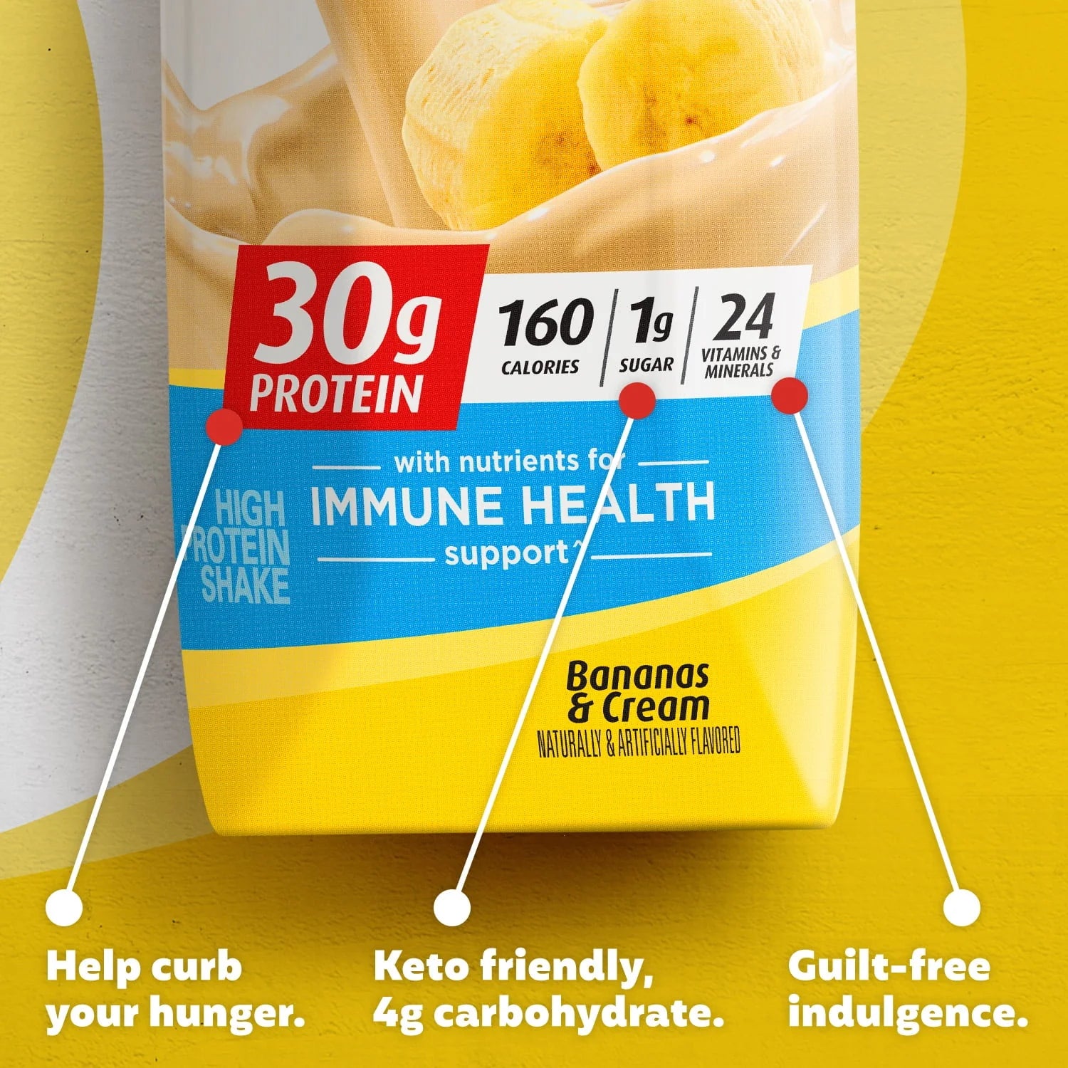 Premier Protein Shake, Café Latte, 30g Protein, 11 fl oz, 12 Ct P131720