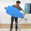 Sharkk Flippr Ironing Board with 360 Degree Rotating Function and Detachable Iron Rest, Premium Aluminum Iron Board with 8 Adjus