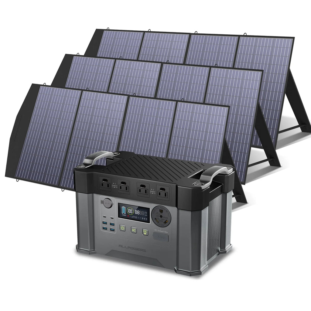 ALLPOWERS S2000 Pro Portable Solar Generator 2400W 1500Wh Power Station G14889