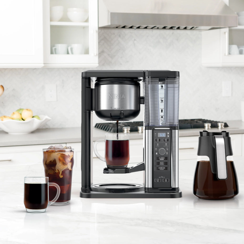 Ninja CM300 Hot & Iced Coffee Maker, Single Serve, Stainless Steel D80112